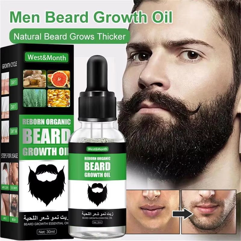 Hair Care Fragrance Essential Oil - Fast Natural Mature Men Beard Growth