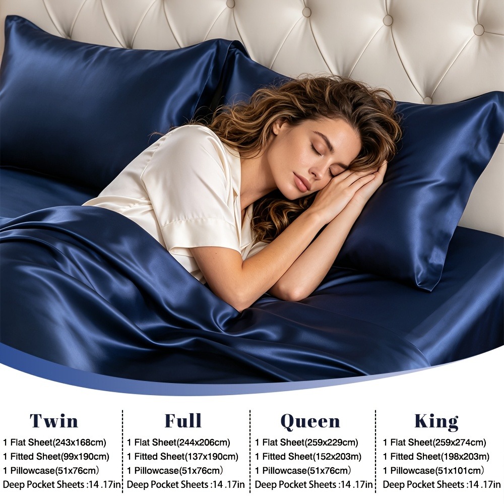 100% Bamboo Fiber Satin Bed Sh - Satin Pillowcase Silk recension och pris
