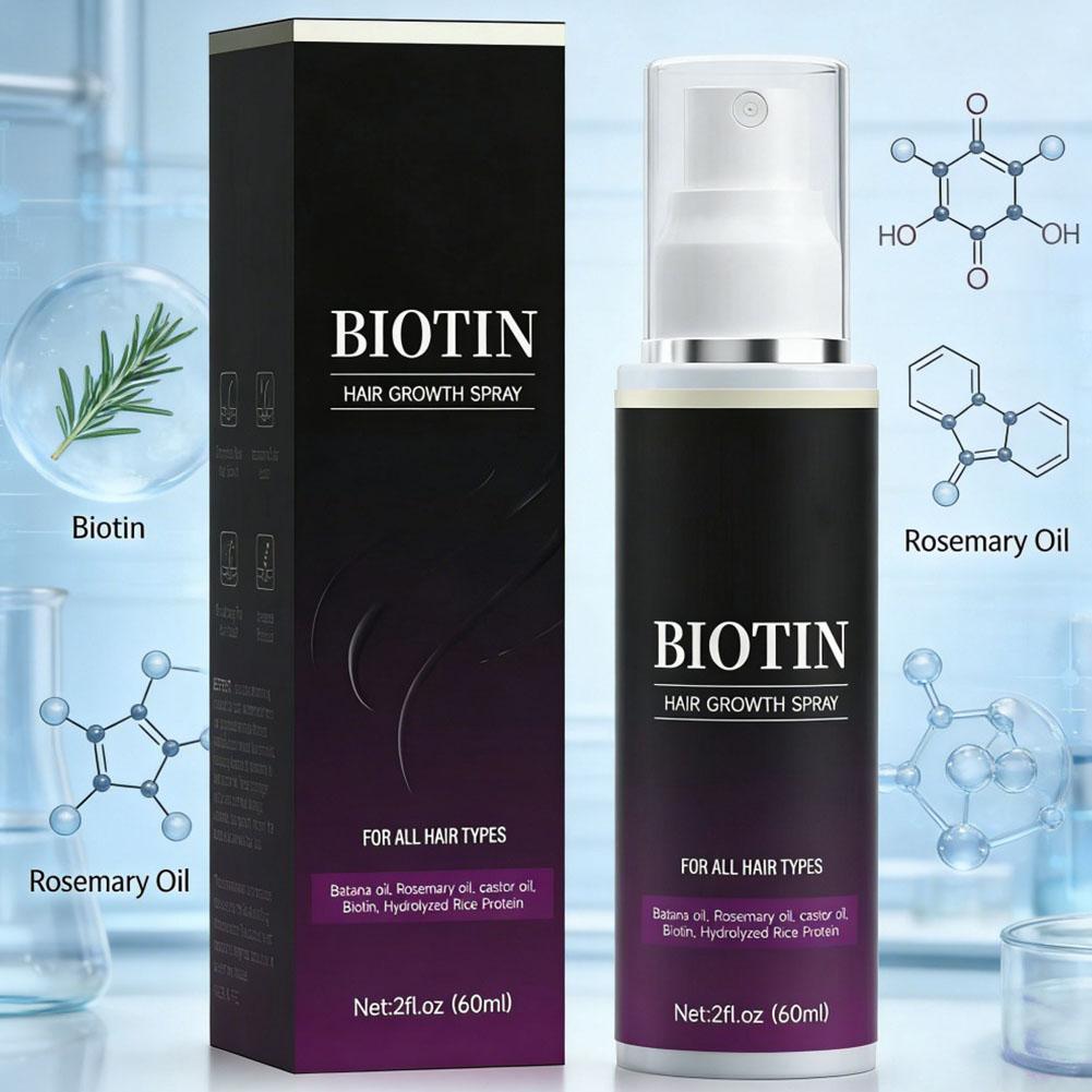 Hair Renewal Spray 60ml Biotin - Hair Care Essence Oil Spray recension och pris
