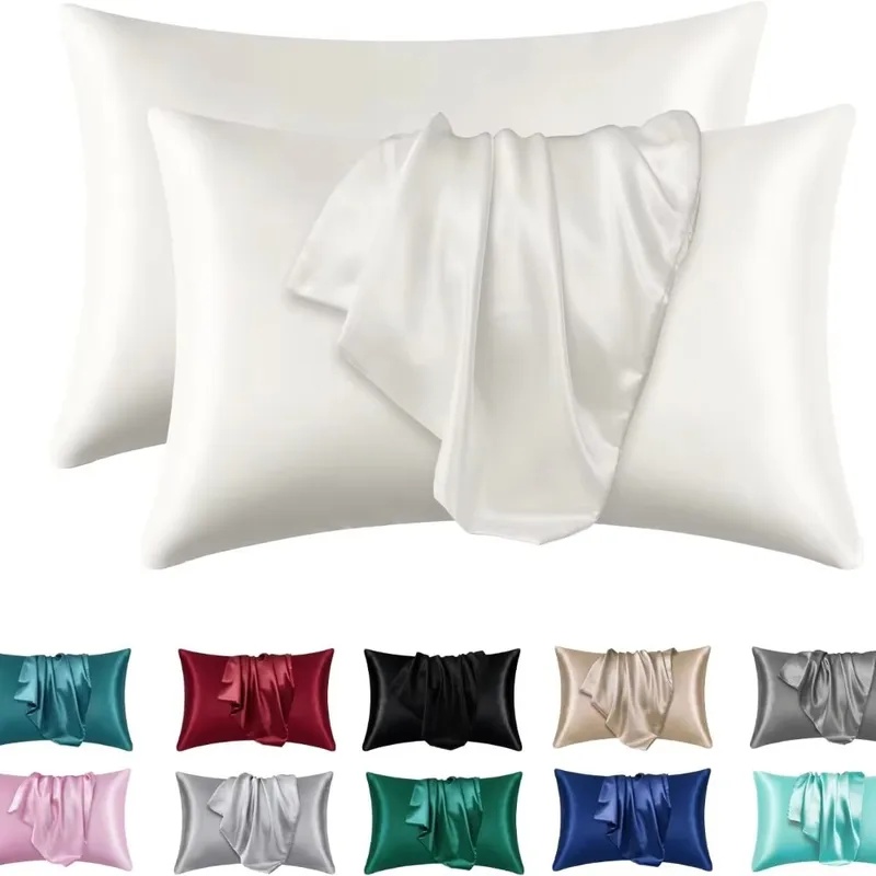 1/2pcs Satin Silk Pillowcase f - Satin Pillowcase Silk recension och pris