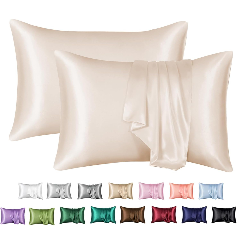 2 Pack Satin Pillowcase for Ha - Satin Pillowcase Silk recension och pris