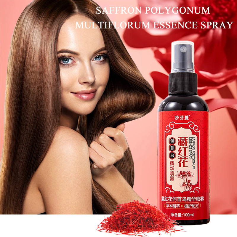 Saffron Polygonum Multiflorum  - Hair Care Essence Oil Spray recension och pris