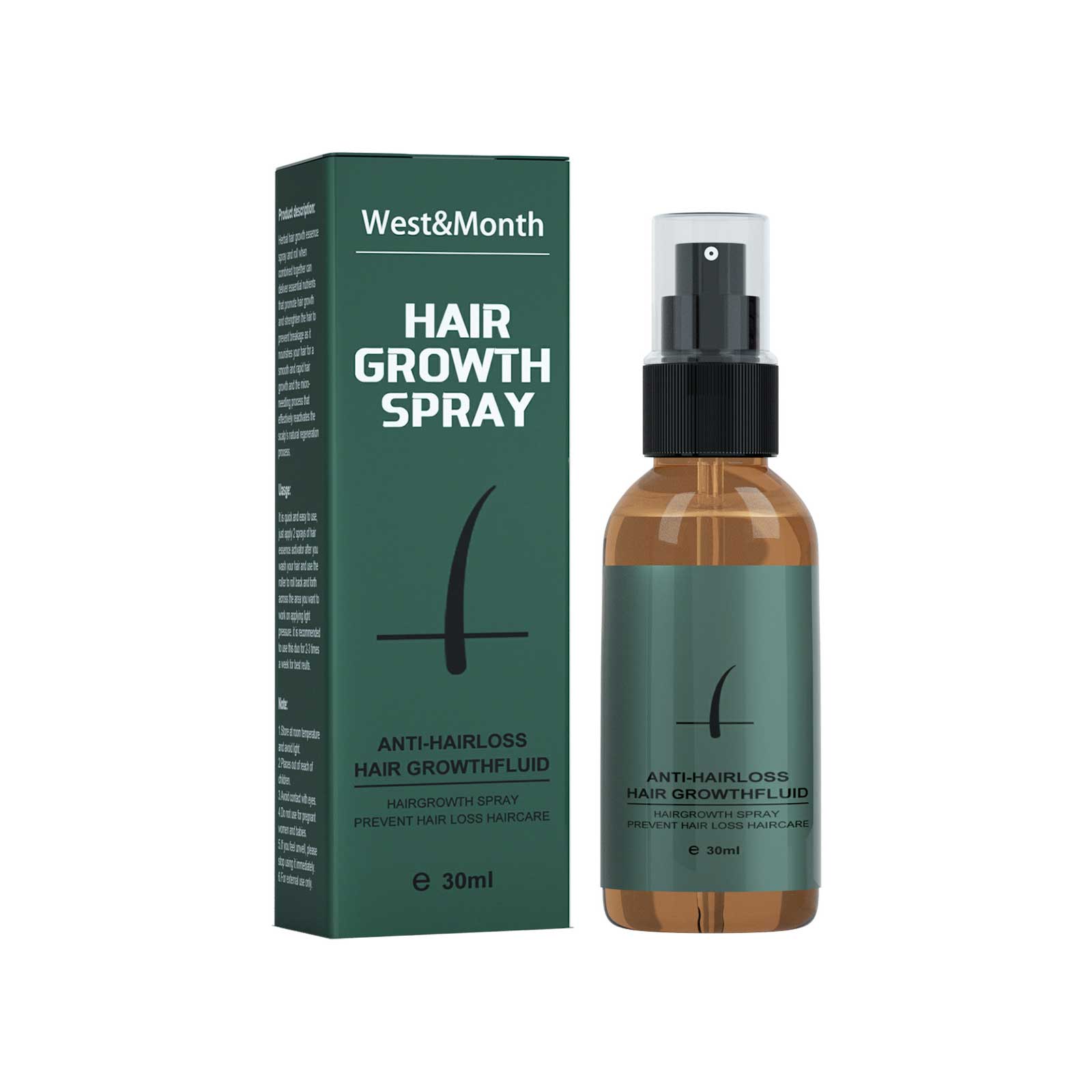 Natural Men Beard Growth Rolle - Hair Care Essence Oil Spray recension och pris