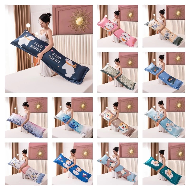 Cool Summer 120/150/180Cm Long - Satin Pillowcase Silk recension och pris