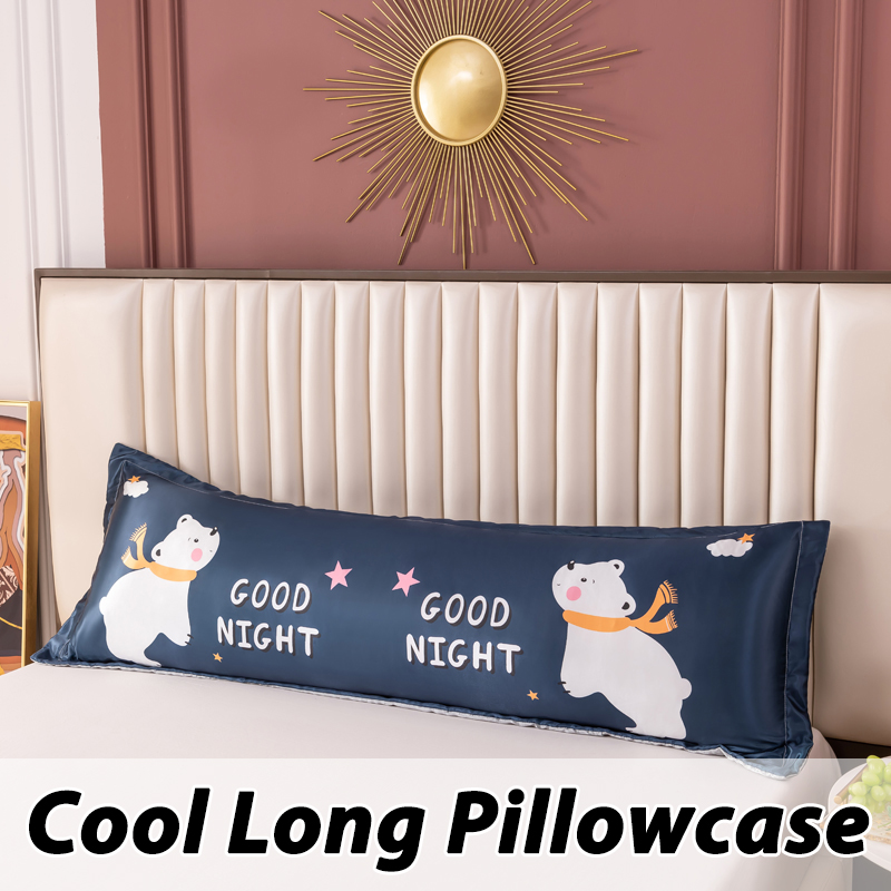 Cool Summer 120/150/180Cm Long - Satin Pillowcase Silk recension och pris