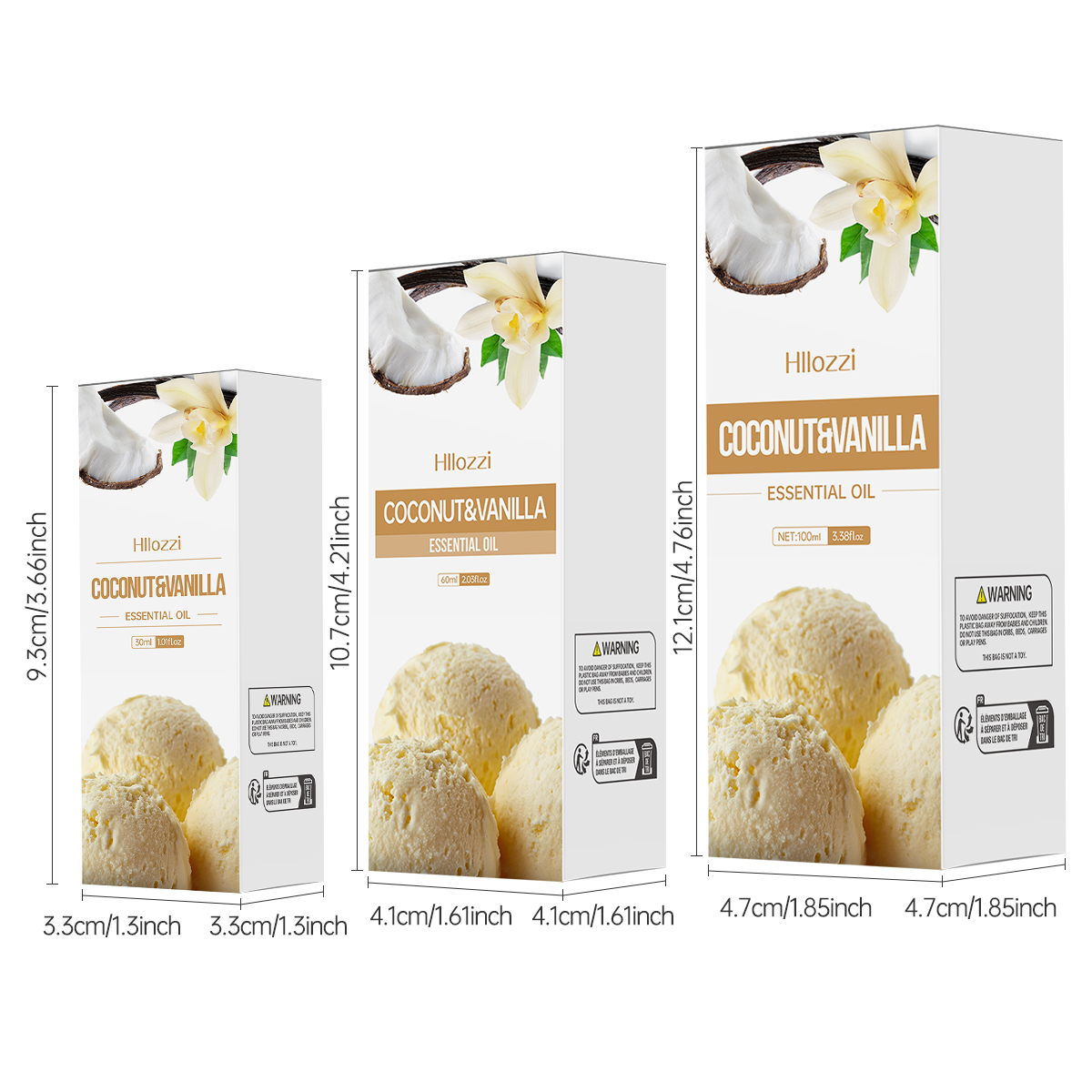 Coconut Vanilla Essential Oil  - Hair Care Fragrance Essential Oil recension och pris