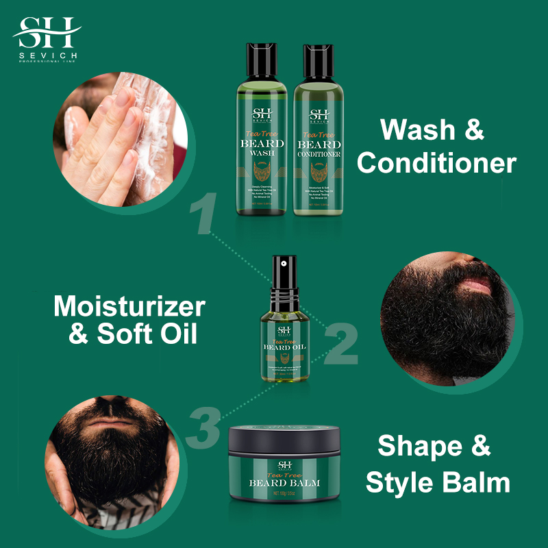 Sevich Tea Tree Beard Care Ser - Hair Care Fragrance Essential Oil recension och pris