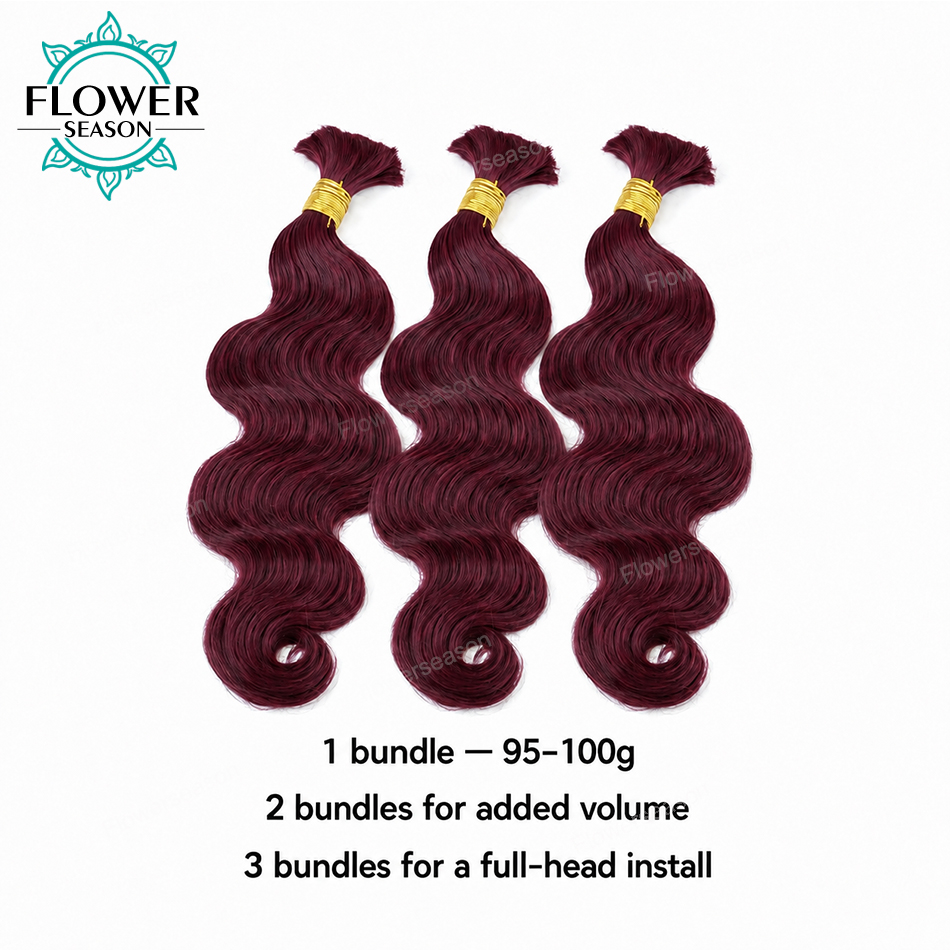 Bulk Human Hair For Braiding B - Hair Care Color recension och pris