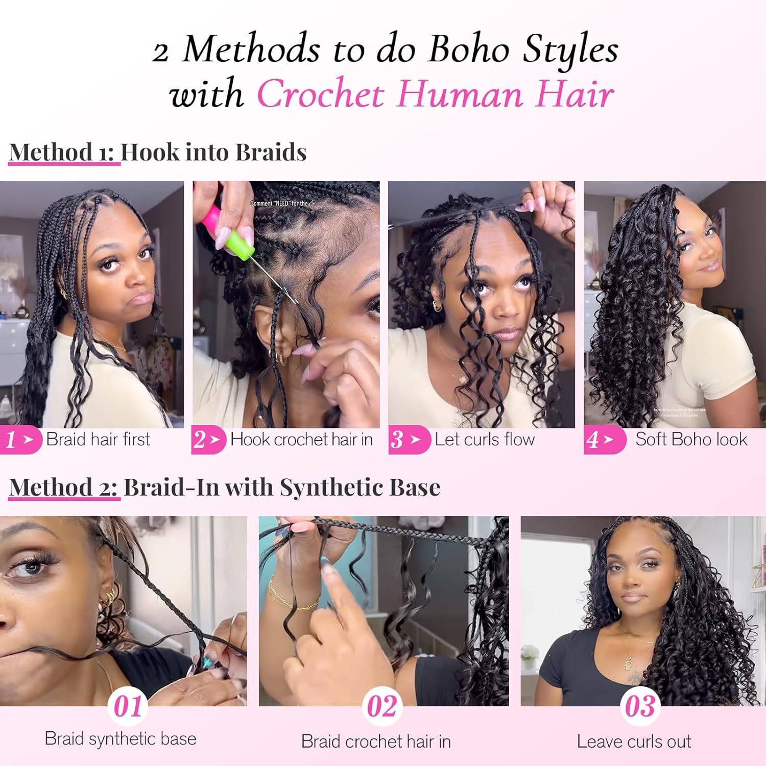 Crochet Human Hair Lightweight - Hair Care Color recension och pris