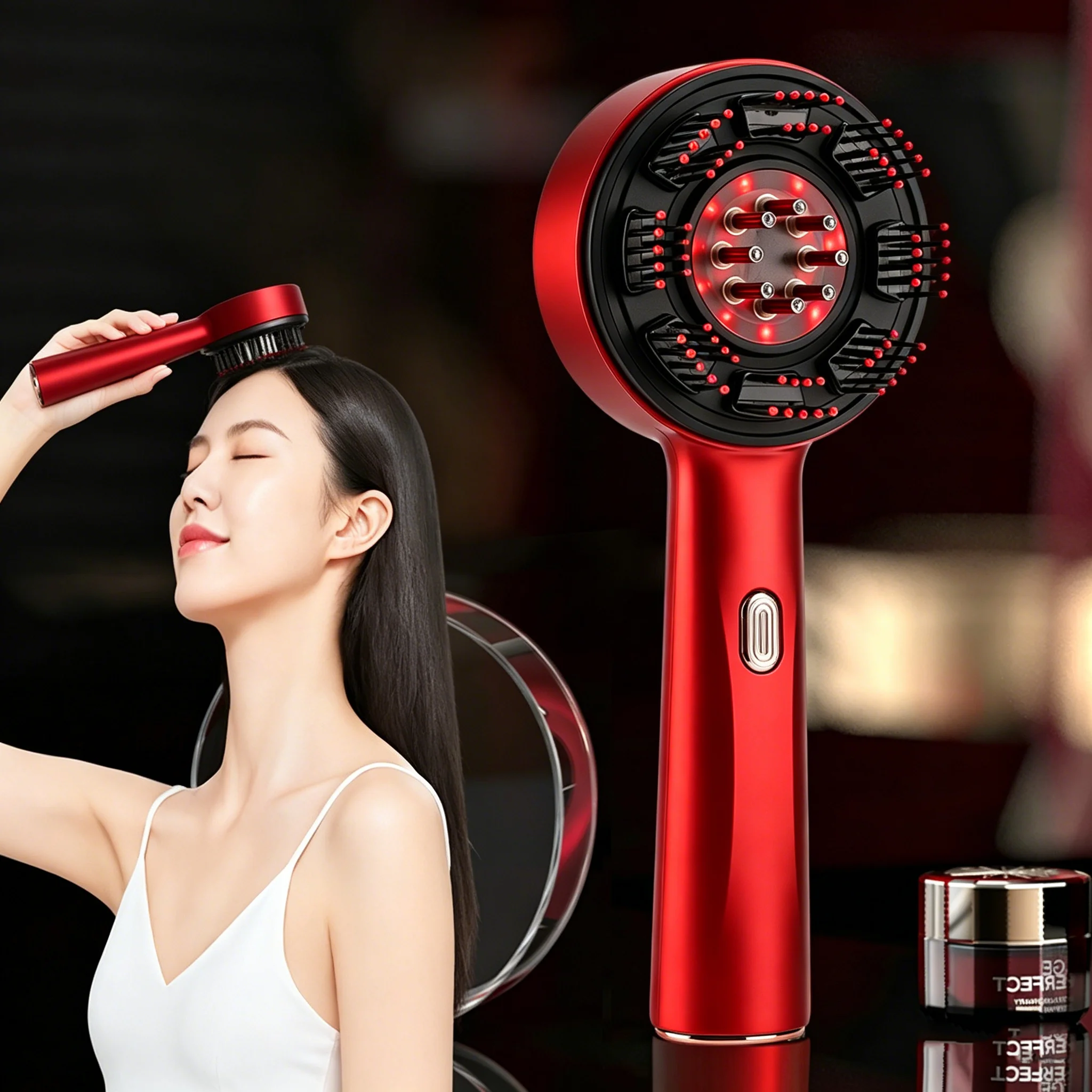 Electric Massage Comb Portable - Hair Care Essential recension och pris