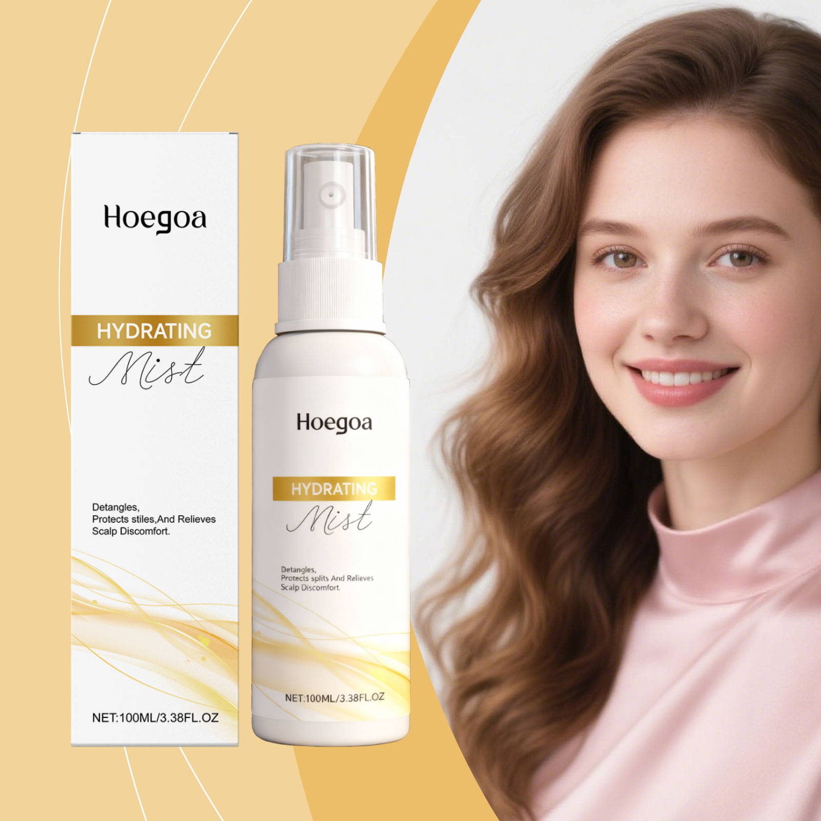 Hoegoa Hair Moisturizing Spray - Hair Care Essence Oil Spray recension och pris