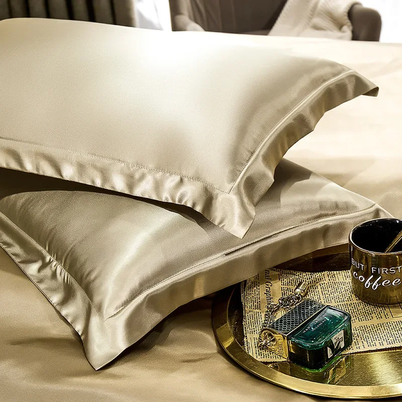 2PCS 100% Pure Real Silk pillo - Satin Pillowcase Silk recension och pris