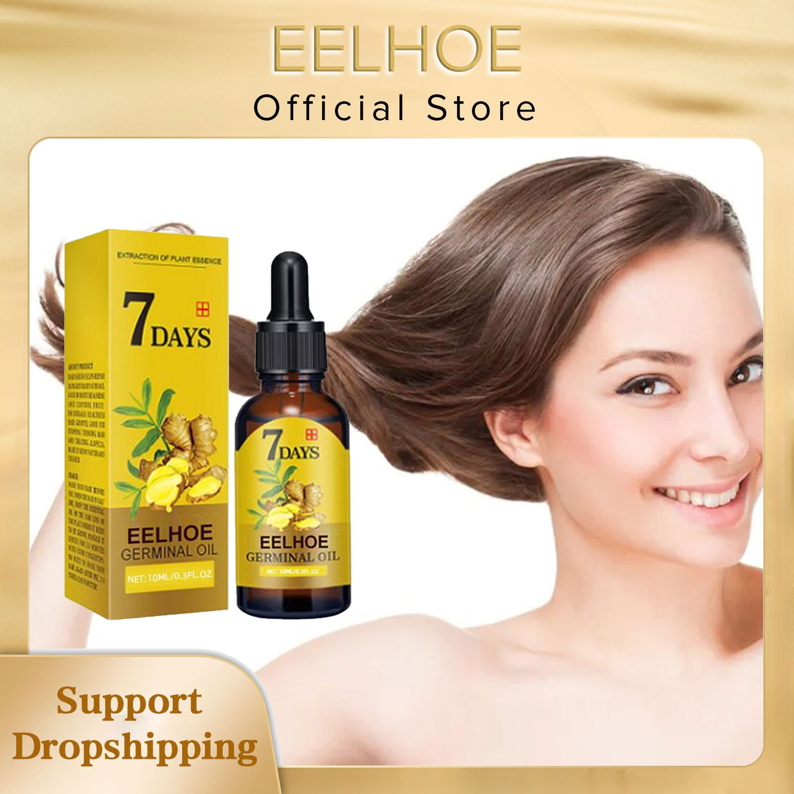 EELHOE Ginger Hair Growth Oil  - Hair Care Fragrance Essential Oil recension och pris