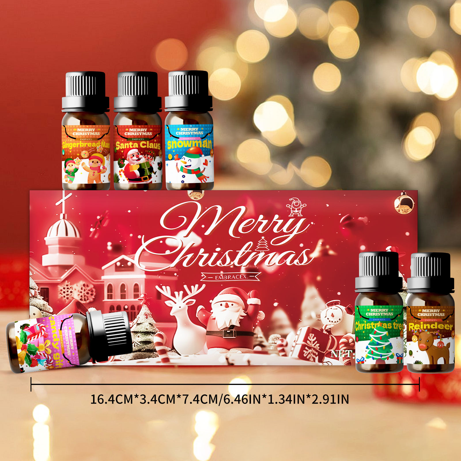 6pc/1pc 10ml Merry Christmas F - Hair Care Fragrance Essential Oil recension och pris