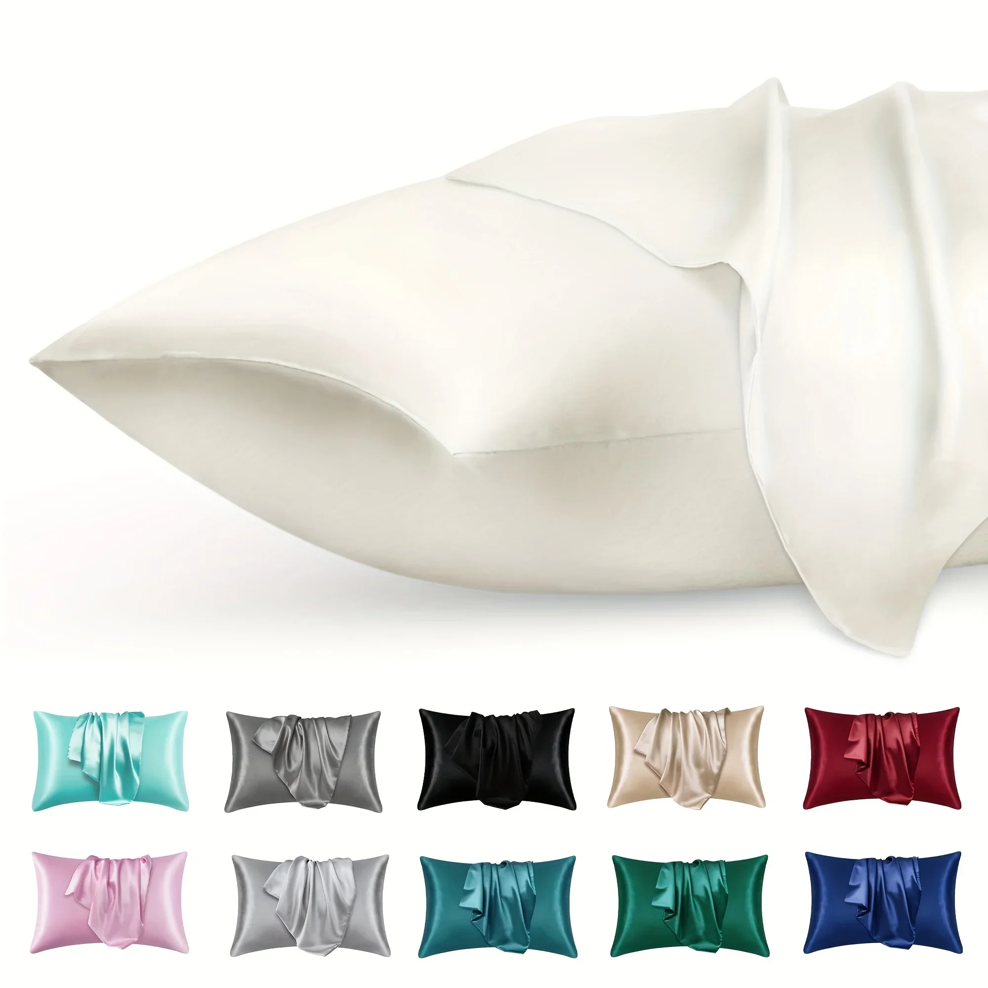 2pcs Luxury Satin Envelope Pil - Satin Pillowcase Silk recension och pris
