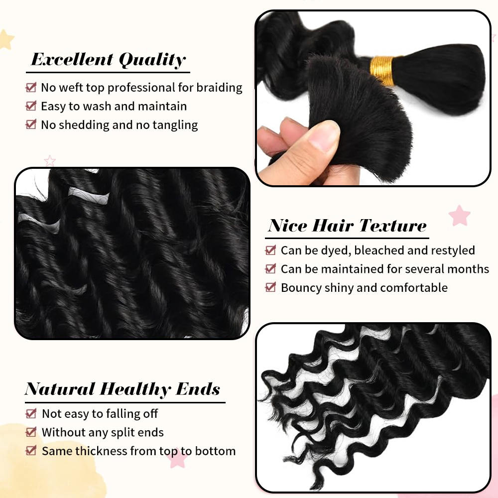 Human Braiding Hair for Boho B - Hair Care Color recension och pris