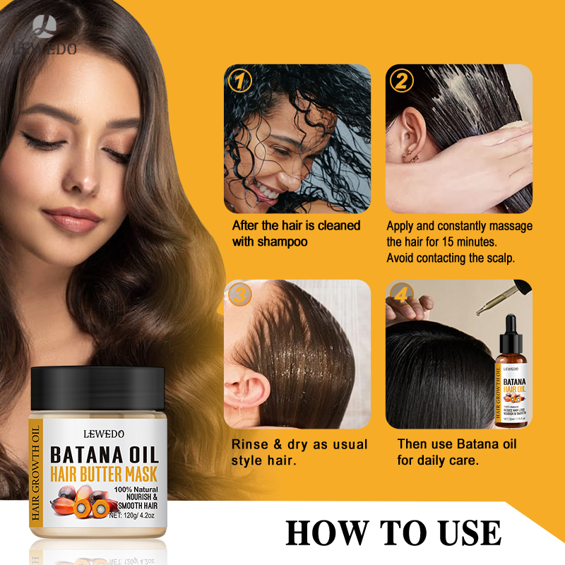 LEWEDO Batana Oil Hair Growth  - Hair Care Fragrance Essential Oil recension och pris