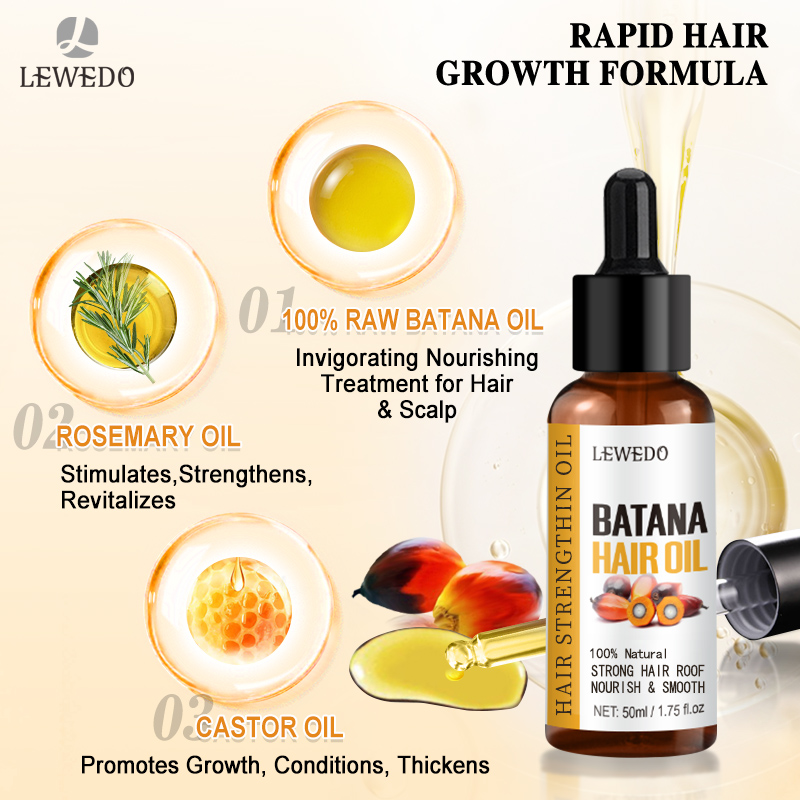 LEWEDO Batana Oil Hair Growth  - Hair Care Fragrance Essential Oil recension och pris