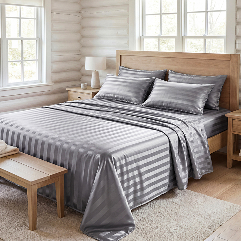 Wrinkle Resistant Striped Sati - Satin Pillowcase Silk recension och pris
