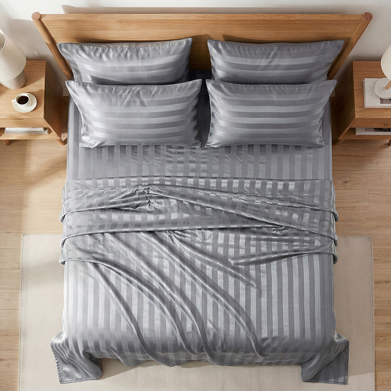 Wrinkle Resistant Striped Sati - Satin Pillowcase Silk recension och pris