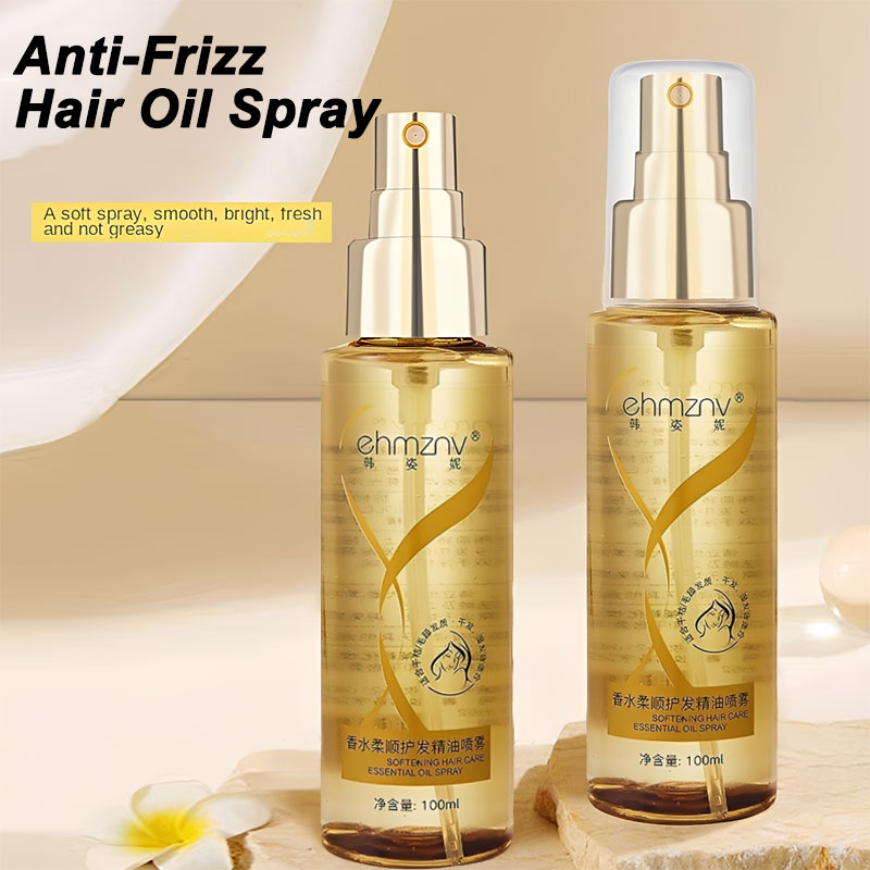 Anti-Frizz Hair Oil Spray, Fra - Hair Care Essence Oil Spray recension och pris