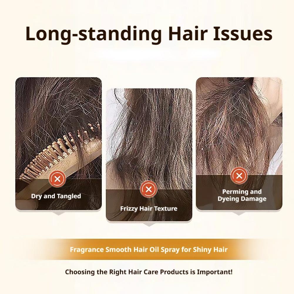 Anti-Frizz Hair Oil Spray, Fra - Hair Care Essence Oil Spray recension och pris