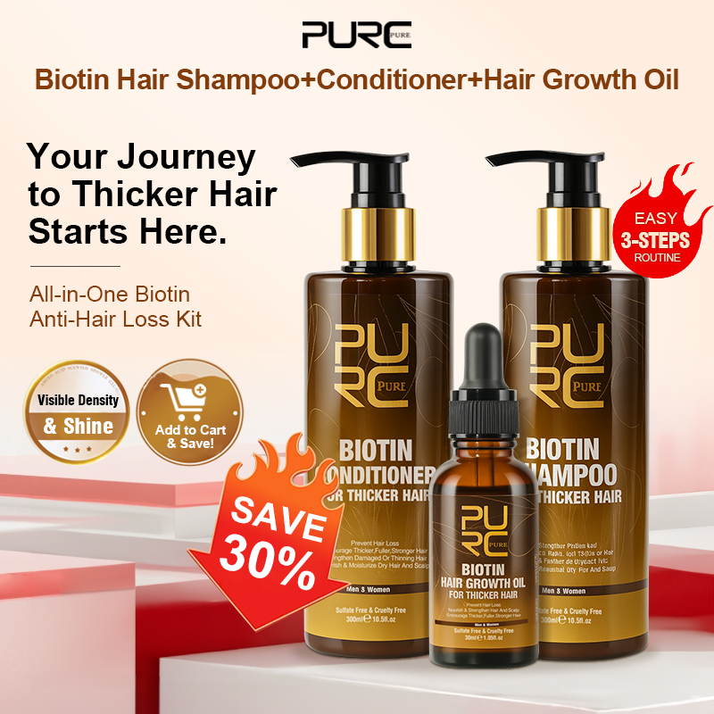 PURC Biotin Hair Growth Oil Sh - Argan Oil Treatment recension och pris