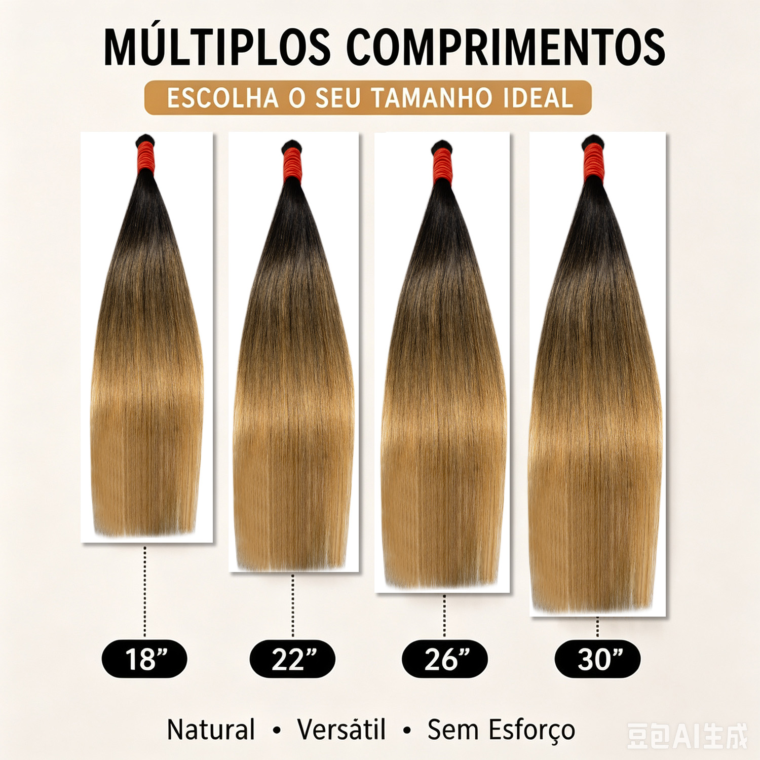 Piano Color Human Hair Bulk No - Hair Care Color recension och pris