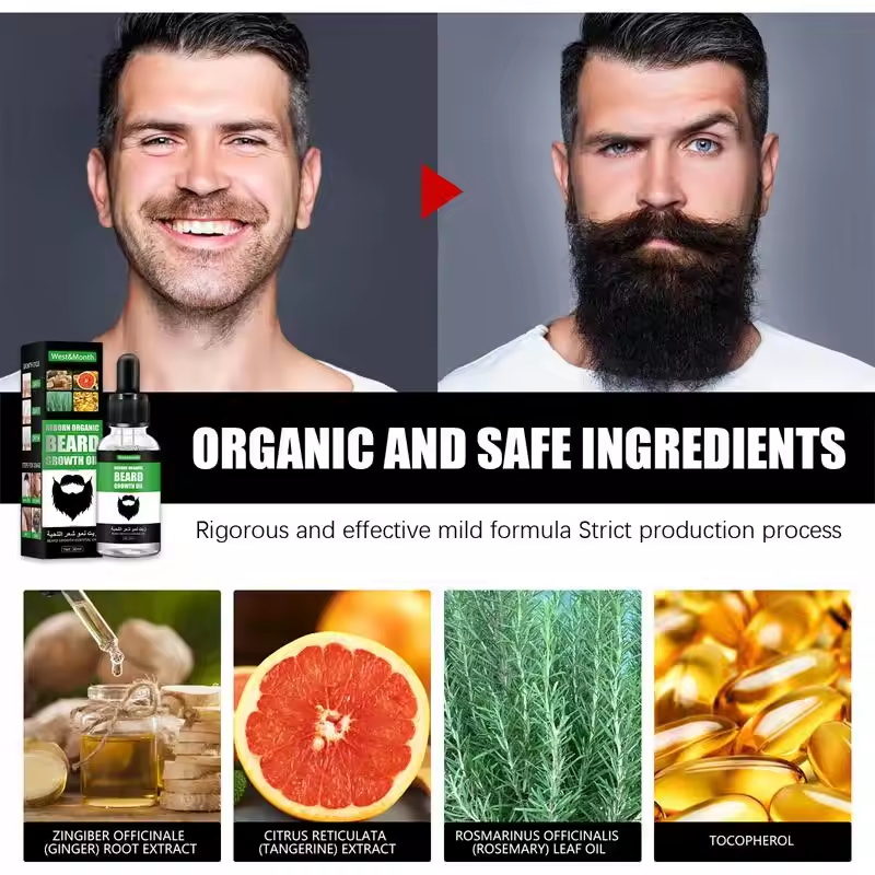 Fast Natural Mature Men Beard  - Hair Care Fragrance Essential Oil recension och pris