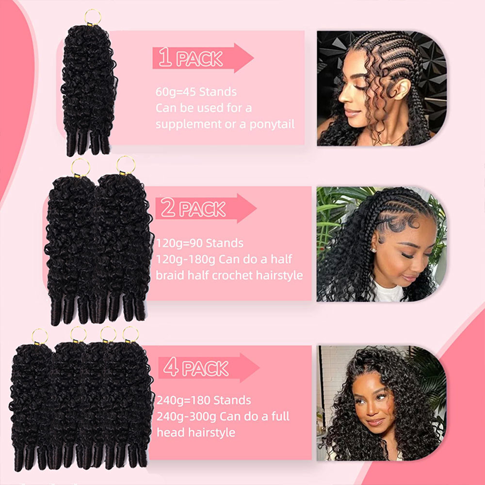 100% Human Hair Feather Croche - Hair Care Color recension och pris